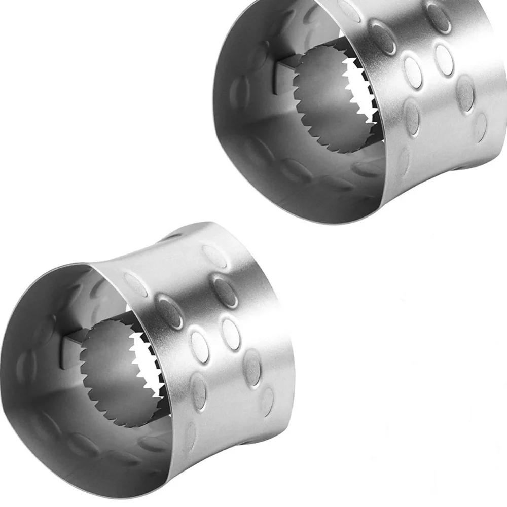 2 Pcs Cob Corn Stripper, Stainless Steel Cob Corn Peeler with Serrated Blade
